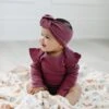 Waffle Knotted Headband - Sugar Plum