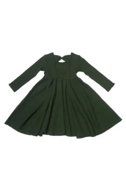 Waffle Long Sleeve Skater Dress - Spruce Green -Bandana Store Waffle Skater Dress Spruce Green 2 adcf3813 92b4 4116 938c 5353f599b9b1 scaled